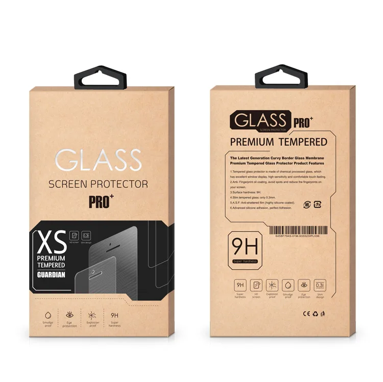 300 pcs Paper Packaging Box FOR Mobile Phone Tempered Glass Screen