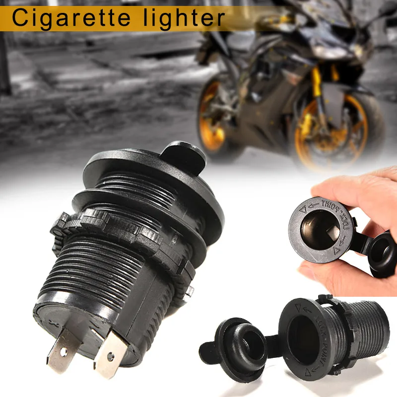 

New 12V Waterproof Car Cigarette Lighter Socket USB Charger Power Adapter Outlet CSL2018