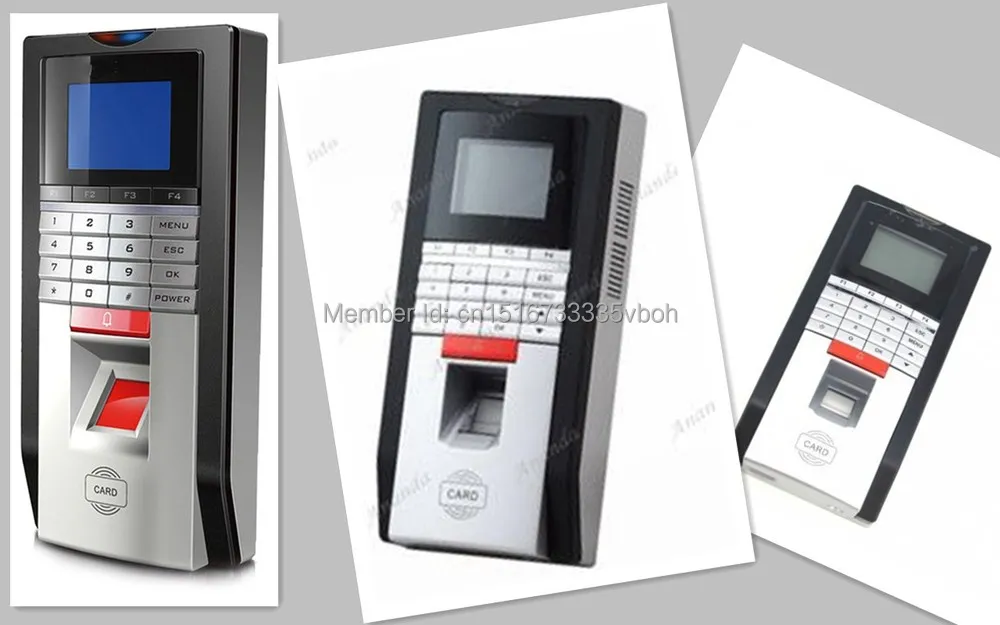 F20 125 кГц RFID отпечатков пальцев клавиатура ID Card Reader Система контроля доступа