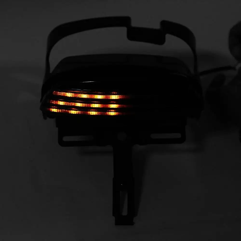 Auxmart светодиодный фонарь Регулируемый Кронштейн номерного знака для Harley Davidson Dyna