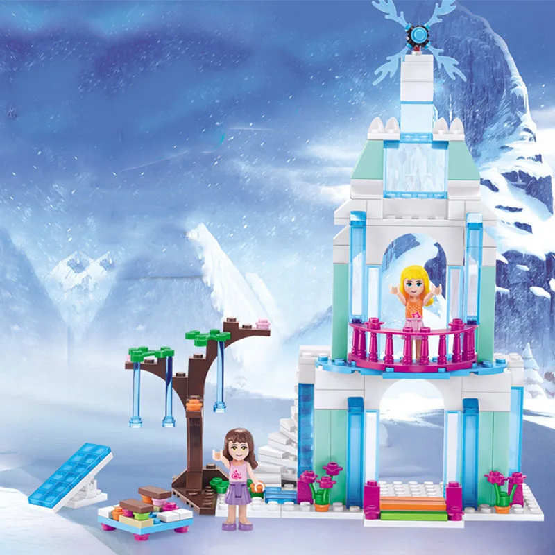 

Legoed Girl Friends Enchanted Castle building block Bricks villa Compatible With Legoed DIY figures Educational Toys Gifts