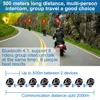 Fodsports M1-S Pro casco Intercomunicador auricular impermeable motocicleta Intercomunicador Bluetooth 8 Rider 1200M Intercomunicador ► Foto 3/6