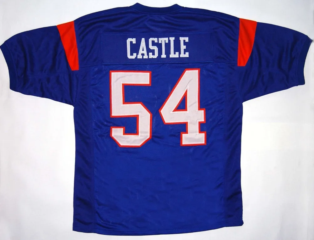 54 Kevin Thad Castle Jersey,7 Alex Moran Jerseys,White Stitched Blue
