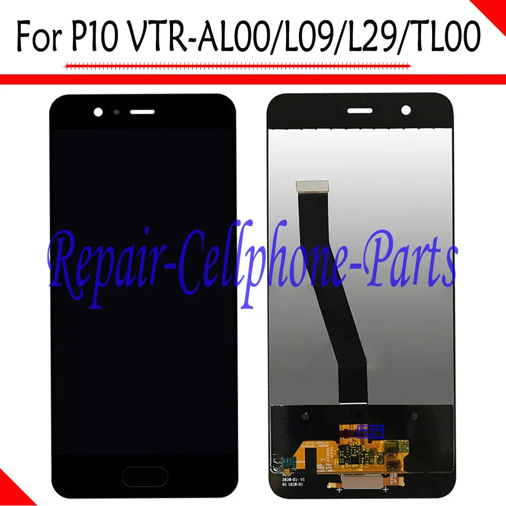 

Black New Full LCD DIsplay + Touch Screen Digitizer Assembly For Huawei P10 VTR-AL00 VTR-L09 VTR-L29 VTR-TL00 Tracking Number
