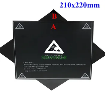 

210x220mm New Magnetic Print Bed Tape square Print Sticker Build Plate Tape FlexPlate for DIY 3D Printer parts