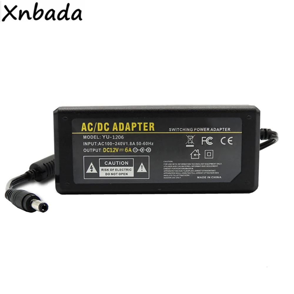 Светодиодный источник питания от AC100 240V до DC12V 12 В 1A 2A 3A 5A 6A 7A 8A 10A 12.5A светодиодный
