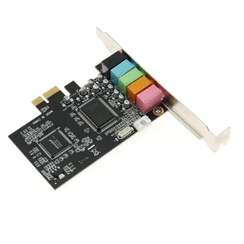 

Wholesale NEW PCI Express x1 PCI-E 5.1channels CMI8738 Chipset Audio Digital Sound Card With CD Driver