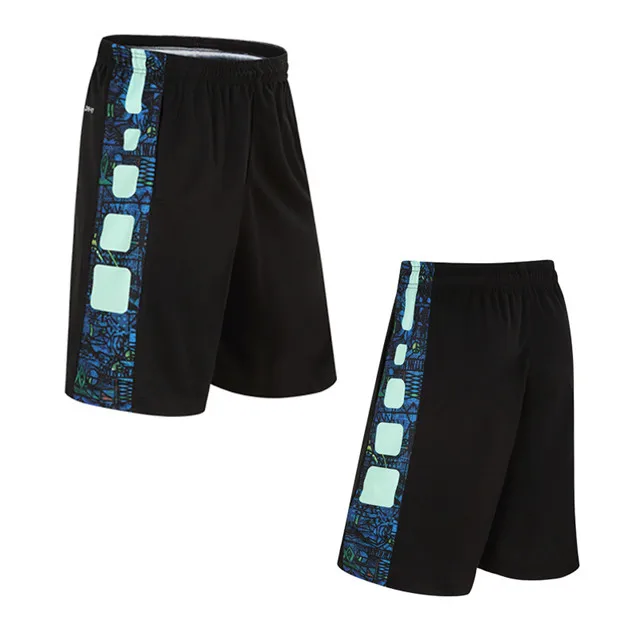 Спортивные мужские шорты для занятия баскетболом, фитнесом, бегом, тренировками, дышащие спортивные штаны, мужские размера плюс - Цвет: 127
