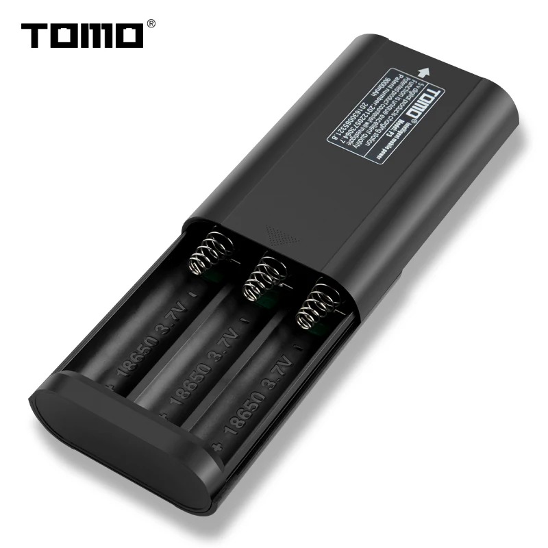 TOMO P3 Внешний Аккумулятор Чехол 18650 литиевая батарея зарядное устройство Коробка для хранения светодиодный индикатор вспышки с двумя выходными портами USB