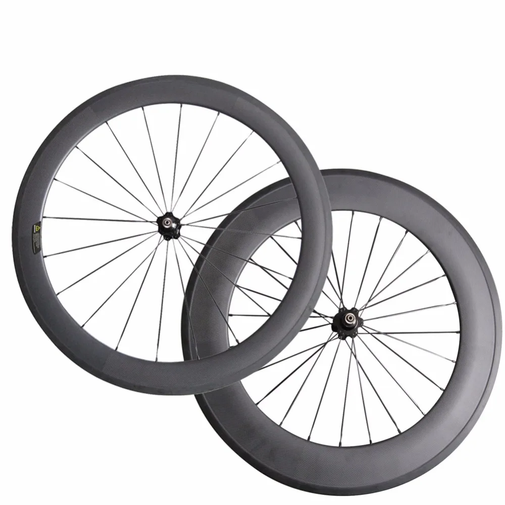 Excellent CSC 700C 25mm road bicycle wheelset Clincher Tubular Depth 38+50/50+60/50+88/60+88mm Carbon bike Road wheels carbon novatec 0