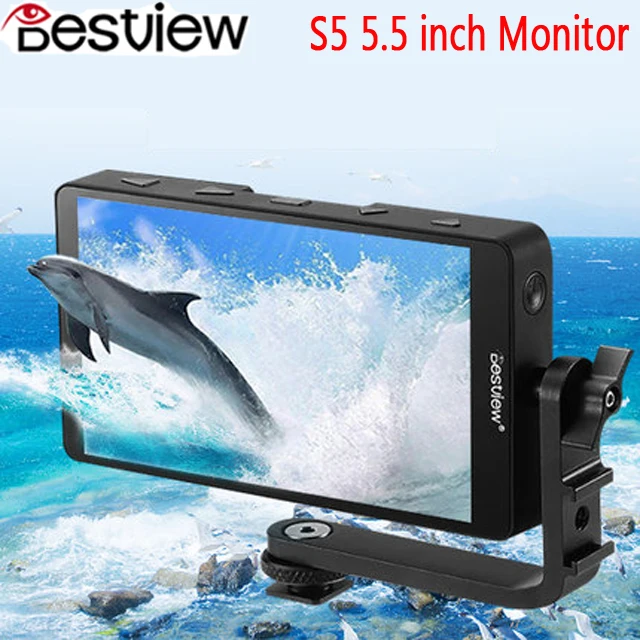 

Bestview S5 5.5 inch 4K input narrow screen side monitor for SONY NIKON CANON DSLR ZHIYUN Weebill Lab Crane 2/DJI RONIN S/MOZA