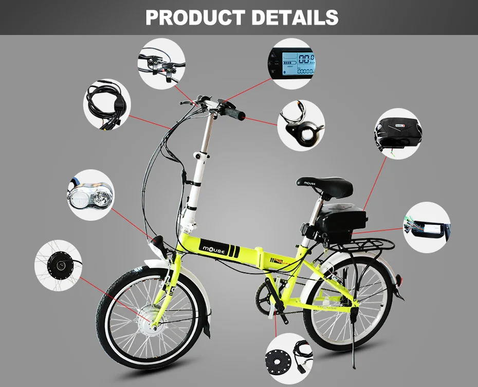 Flash Deal 2016 Hot Sale Electric Bike Kit Electric Bike Conversion Kit Front Wheel Electric Bicycle Conversion Kit With Battery(CK-RG) 19