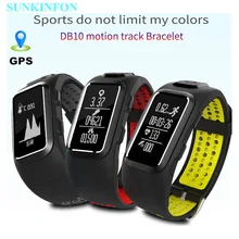 DB17 GPS Motion Track Record Smart Wristband Sports Band Dynamic Heart Rate Pedometer Bracelet for Samsung Galaxy A9 A8 A7 A5 A3