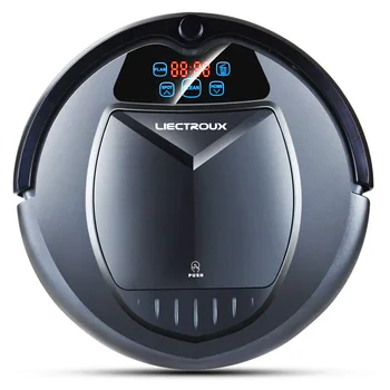 

LIECTROUX B3000 Robot Vacuum Cleaner for home,Virtual Blocker,Self-Charge,Touch Screen,brush,Schedule,Remote controllerwith Tone