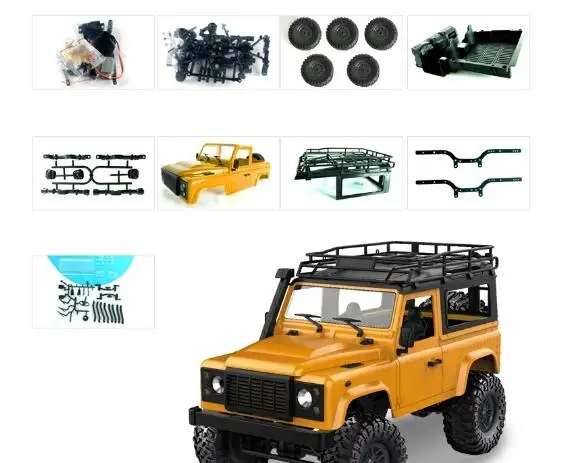1/12 масштаб пустынный грузовик Land Crawler JEEP RC игрушечный автомобиль наборы для 4x4 RC8WD g2 D90 Defender rover