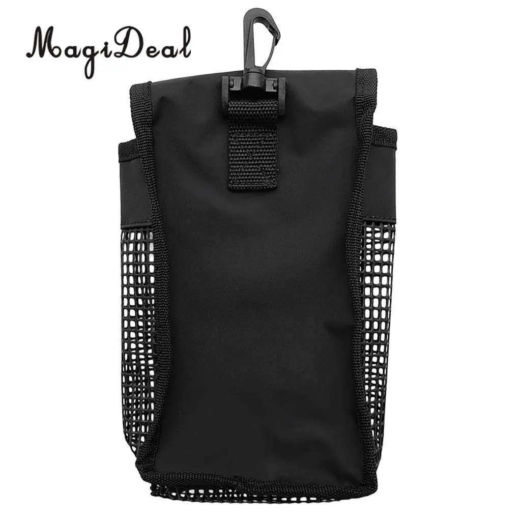 Heavy Duty Dive Finger Spool Reel & SMB Safety Marker Buoy Mesh Gear Bag Carrier Pouch & Swivel Clip for Scuba Diving Snorkeling