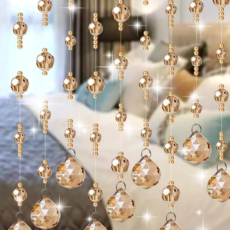Crystal Crystal bead curtain Ornaments Ceiling Chandelier Parts String 