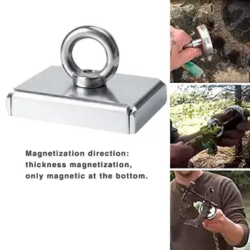 

Strong Salvage Magnet Pot Fishing Magnet Deep Sea Salvage Fishing Magnetic Hook Neodymium Magnet All Size Treasure Hunter Holder