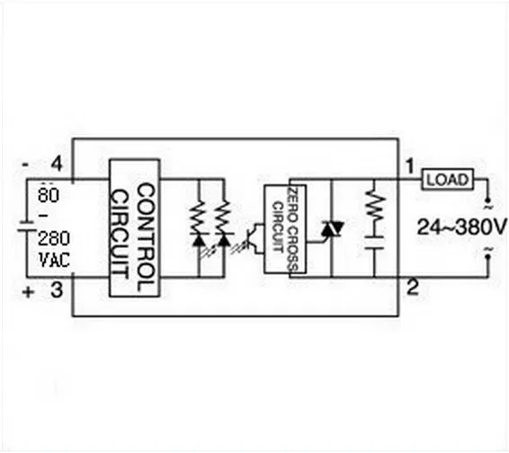 1 шт. FOTEK 10AA твердотельные реле SSR однофазный AC-AC