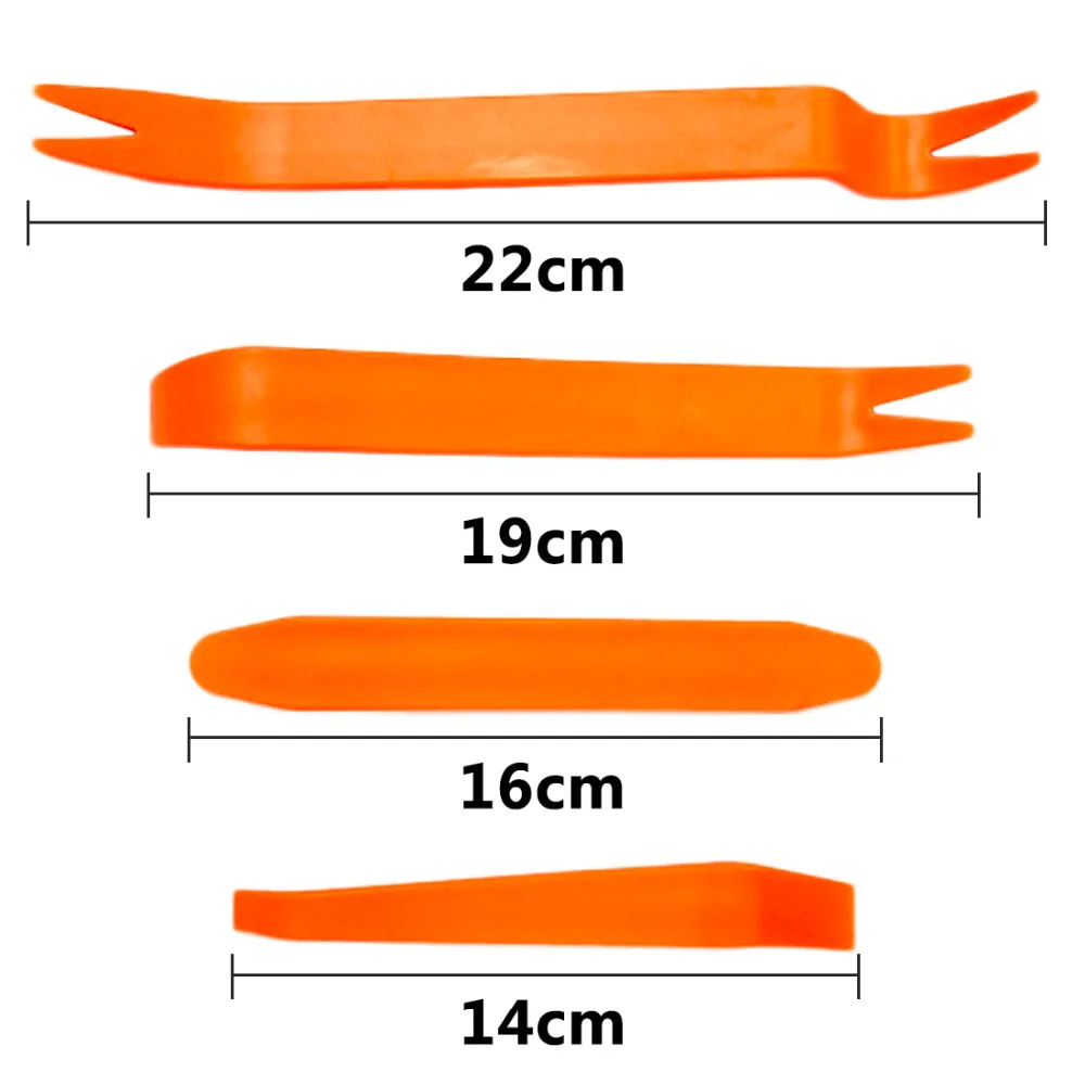 4 шт./компл. Портативный авто радио Панель дверной зажим Панель Даш Аудио удаления установщик комплект инструментов для ремонта