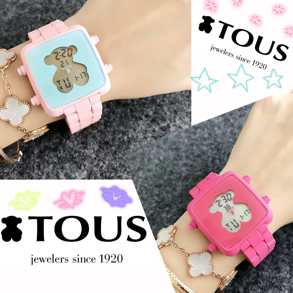 

2019 TOUS pulsera Fashion Lady Watches Luxury Swan Pendant Wristwatches Women Quartz Relogio Clock tous mujer tous watch reloj