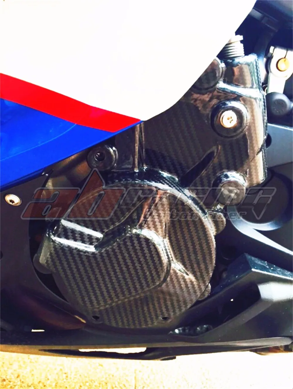 Генератор крышка двигателя правый для BMW S1000RR 2009- S1000R- полностью из углеродного волокна, твил