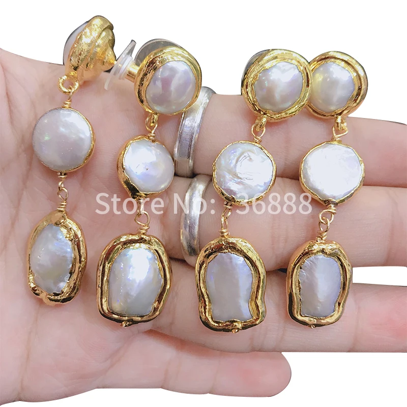 

European and American new style simple pearl earrings jewelry fashion personality style with earrings