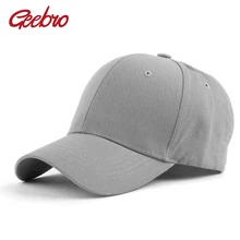 Geebro летняя новая бейсболка для мужчин и женщин Повседневная акриловая однотонная плоская Snapback дышащая бейсбольная кепка солнцезащитные очки JS603