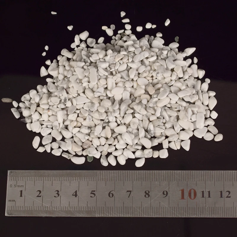 ЭКСТРА 10 г бесплатно 100 натуральный белый Howlite минеральный щебень тонущий камень