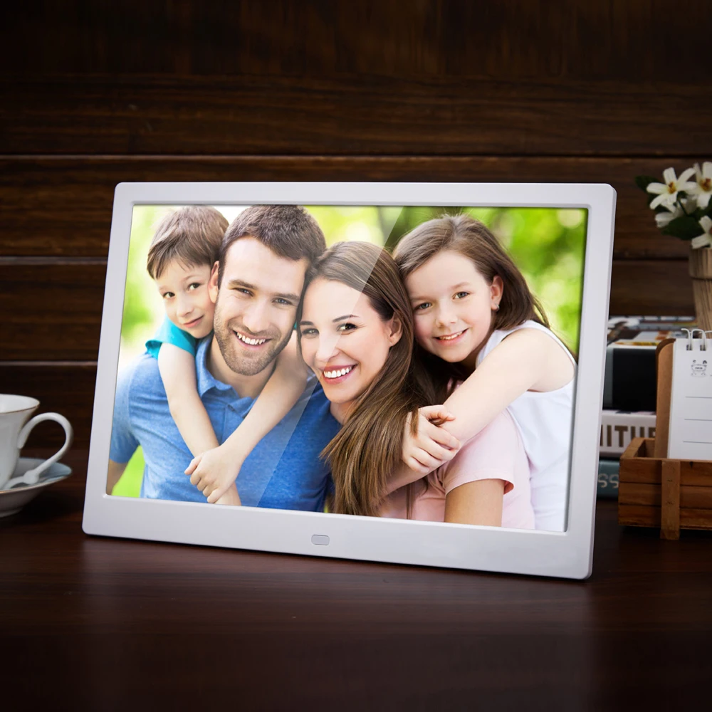 US $68.80 factory 15 Inch LED Backlight HD 1280800 Full Function Digital Photo Frame Electronic Album Picture Music Video birthday gift