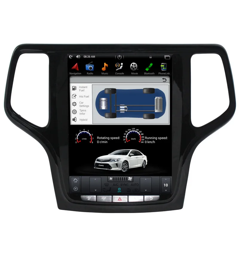 Best 10.4" Vertical Screen Android 7.1 Car Player GPS Navigation for Jeep Grand Cherokee 2014 2015 2016 with Radio BT USB Stereo 5 Best 10.4" Vertical Screen Android 7.1 Car Player GPS Navigation for Jeep Grand Cherokee 2014 2015 2016 with Radio BT USB Stereo 5