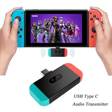 Besegad USB-C беспроводной Bluetooth аудио адаптер для Nintendo Switch sony Playstation 4 PS4 аудио передатчик Наушники