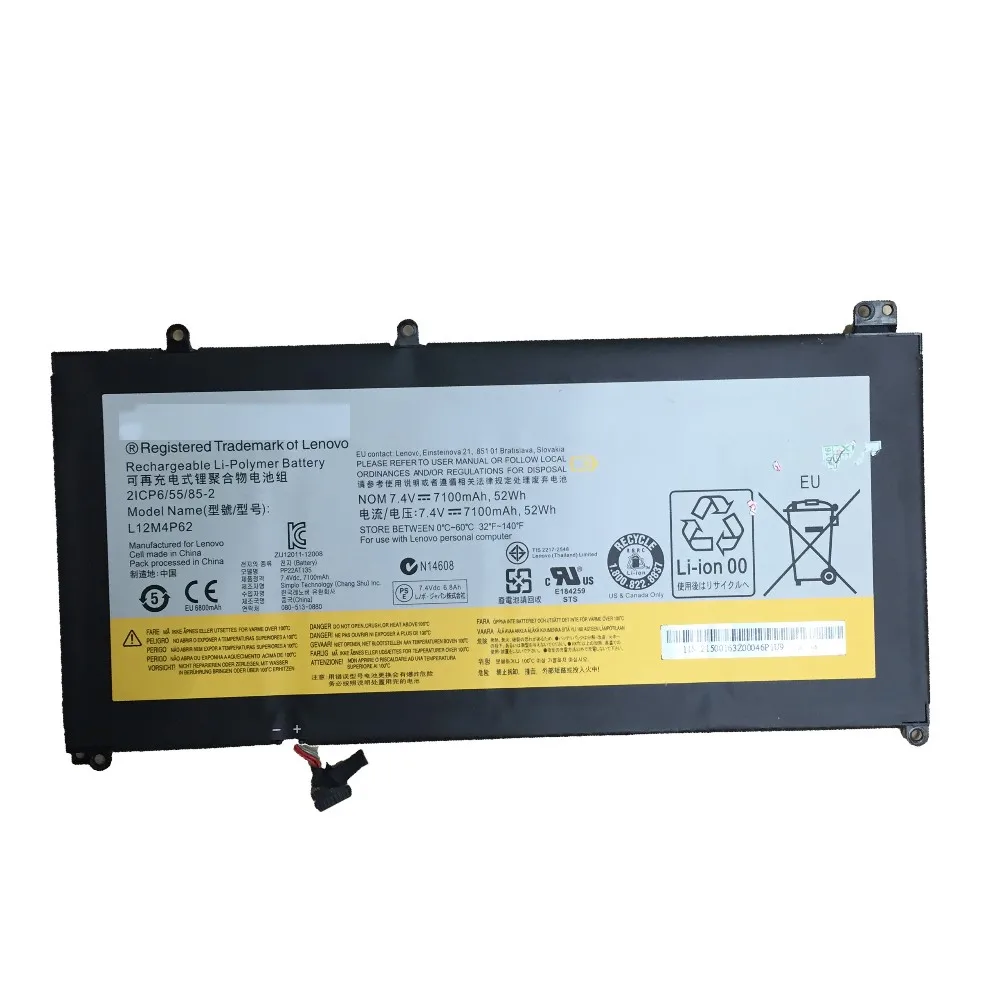 7,4 V 52Wh ноутбук аккумулятор для Lenovo IdeaPad U430 L12M4P62 L12L4P62 U530 сенсорный экран