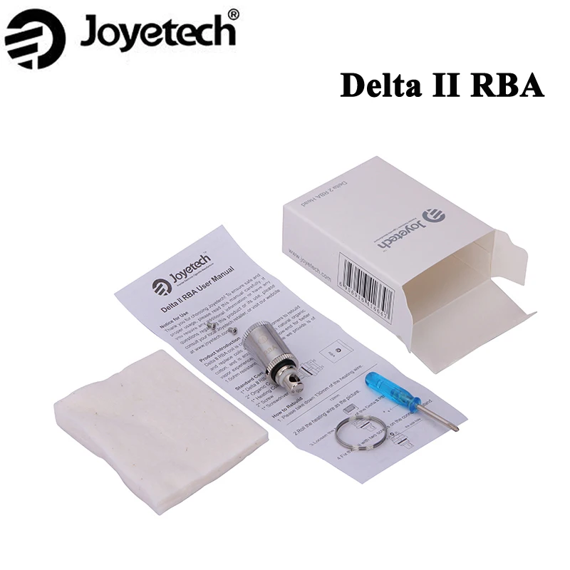 Оригинальный обслуживаемый испаритель Joyetech рн Delta II RBA с головкой 1 0 ом для
