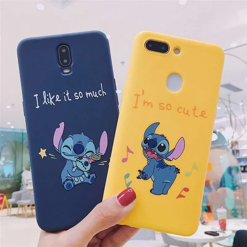 

Cute Cartoon Couple Stitch Silicone Case For Huawei P10 P20 Mate 10 20 Pro Case For Huawei Nova 2S Nova 3 Soft TPU Back Cover