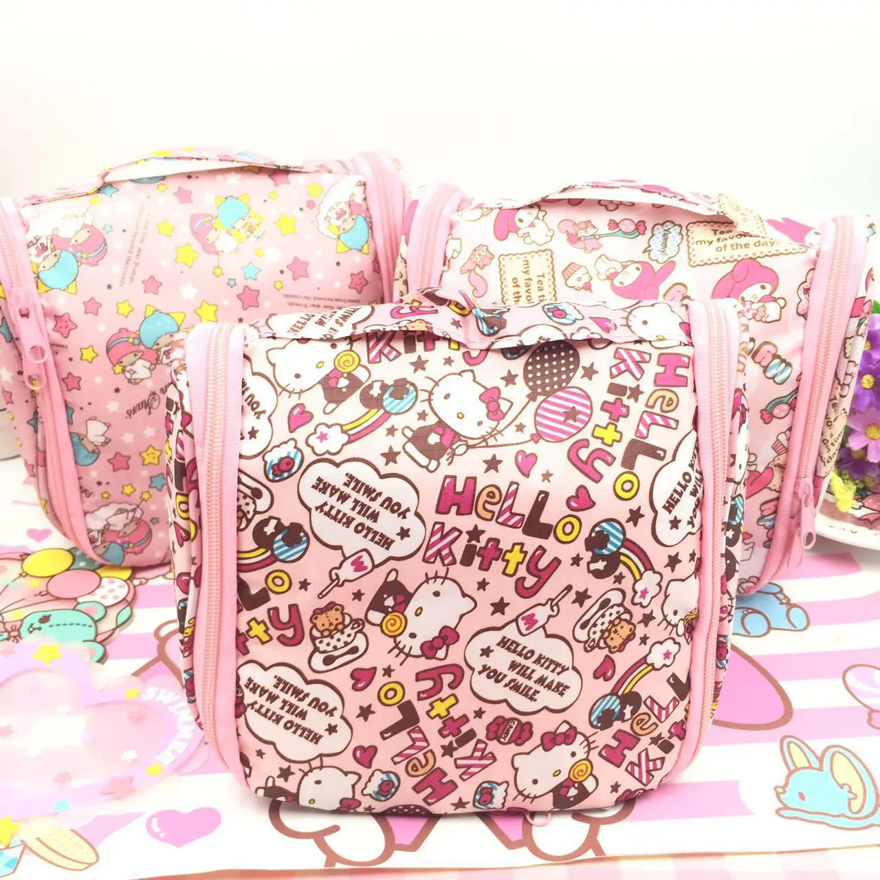 

Kitty Washbag and gargle bag collection bag for Le Di Gemini
