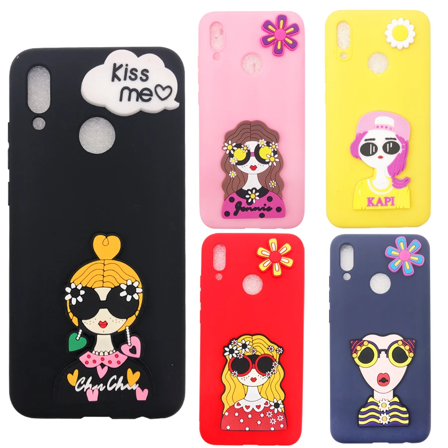 

For Xiaomi Mi A2 Lite Case 3D Women TPU Soft Silicone Cover For Xiaomi Redmi Note 7 6 Pro 5 Plus on Redmi 7 4A 5A 6A GO S2 Coque