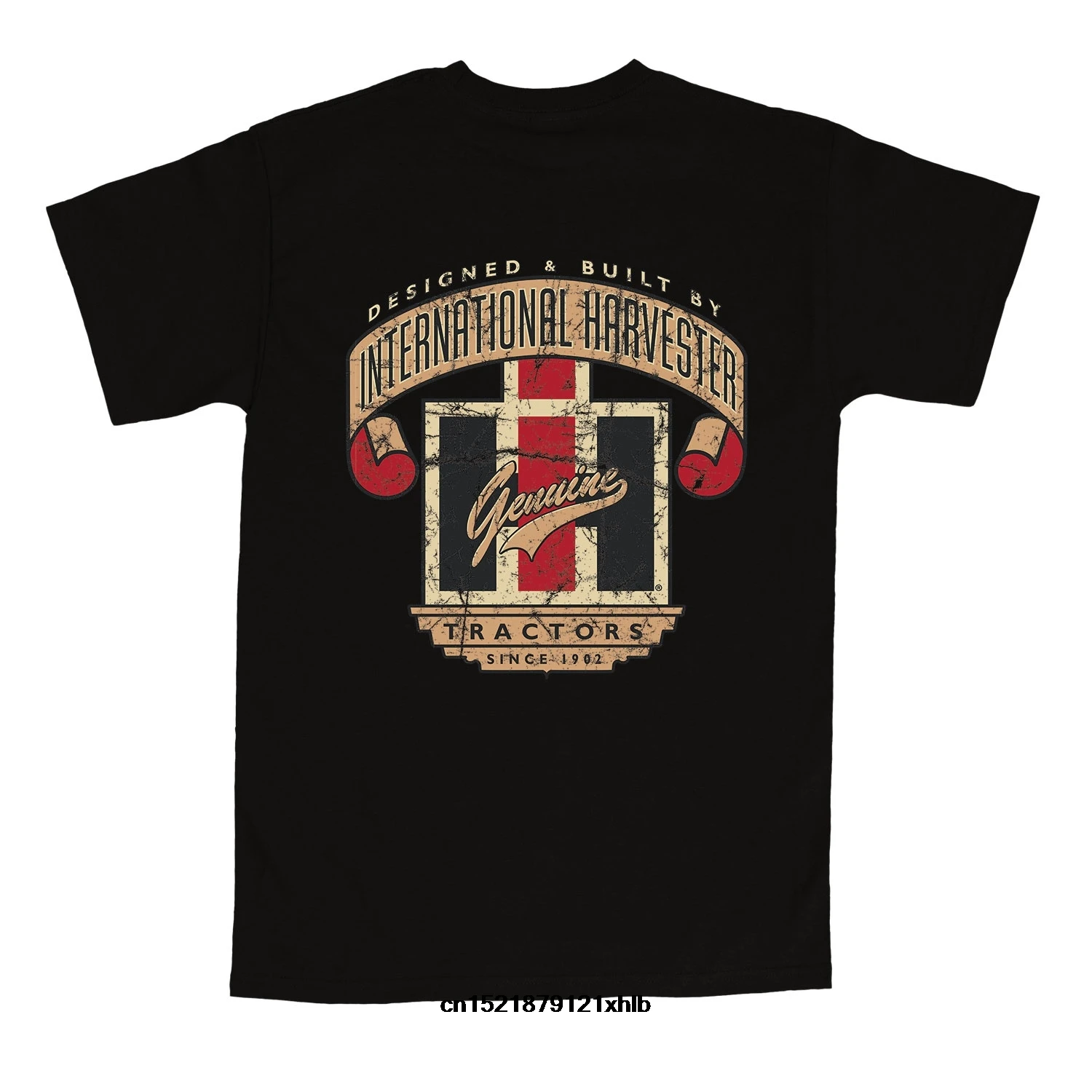 

Men T shirt IH Designed Built International Harvester Genuine Tractors-s funny t-shirt novelty tshirt women