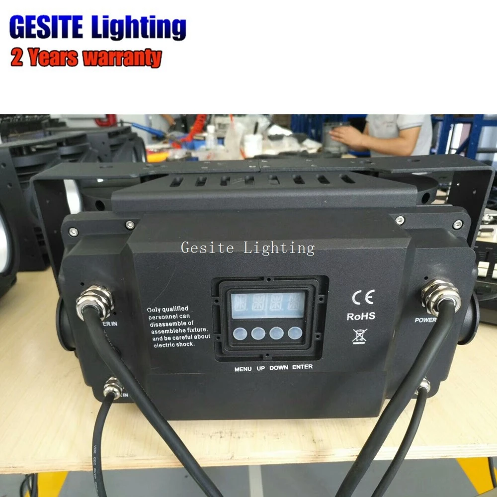 IP65 водонепроницаемый наружный 2x100 Вт cob светодиодный сценический свет dmx dj