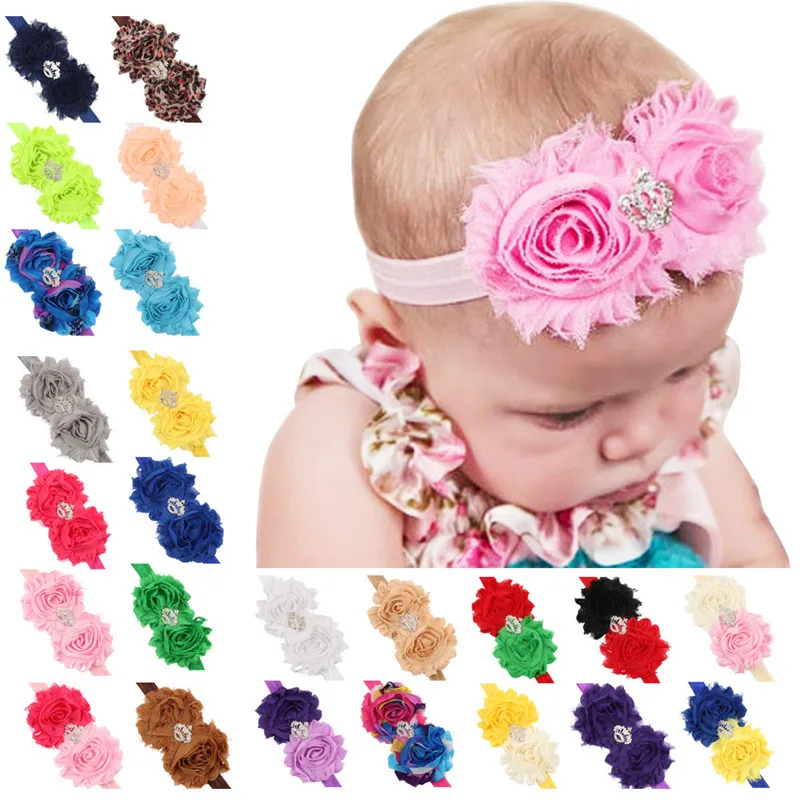Buy Newborns Sunflowers Rhinestones Hair Bands Kids