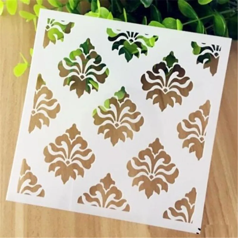 

Vintage Relief Pattern Layering Stencil Template DIY Scrapbooking Home Decor