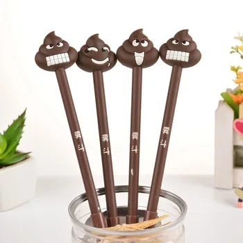 

3pcs/lot 0.5mm Creative Funny Expression Gel Pen for Writing Kids Boys Novelty Gift Toy Cute Stationary Office School Supplies