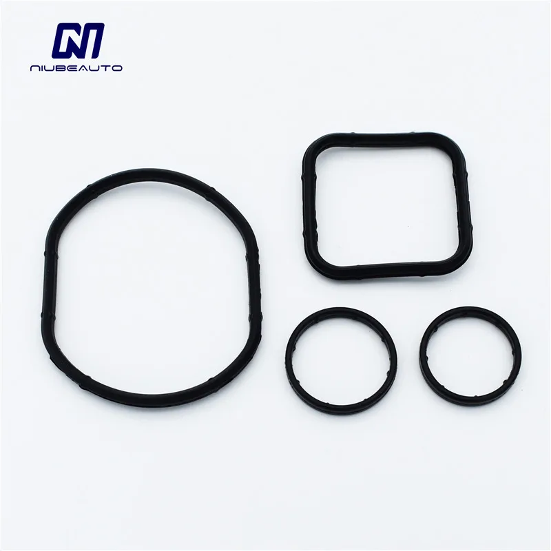 NIUBEAUTO Engine Oil Cooler Repair Kits Gaskets For Opel Astra J H Corsa D E 1.6 Turbo 55355602 55593190 55582569 55355699 5