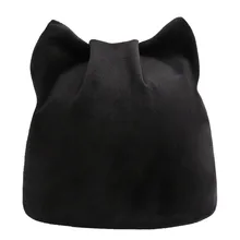 Feitong, женские шапки, простые кошачьи ушки, осень и зима, шапка бини, русские шапки, теплые кошачьи шапки, дамские повседневные зимне наушники шапка 1090