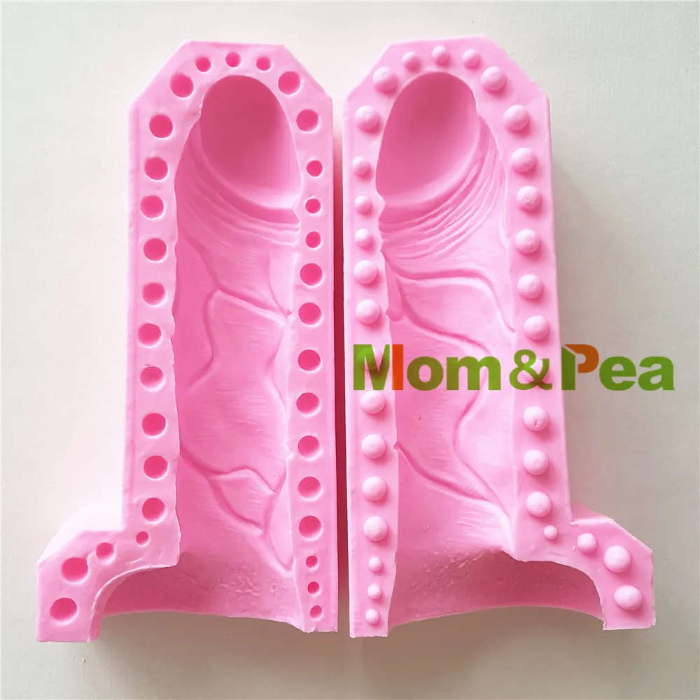 Mom & Pea 1270 2 Бесплатная доставка форма для пениса силиконовая украшения торта