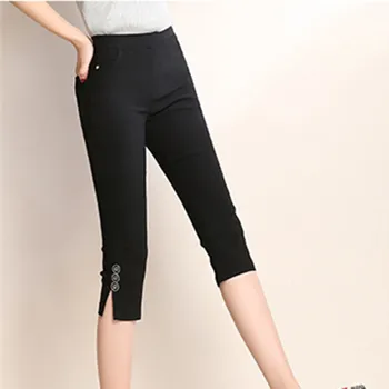 

Korean of the seven-point women pants trousers shows thin elastic small feet and pencil pants for leisure trousers women