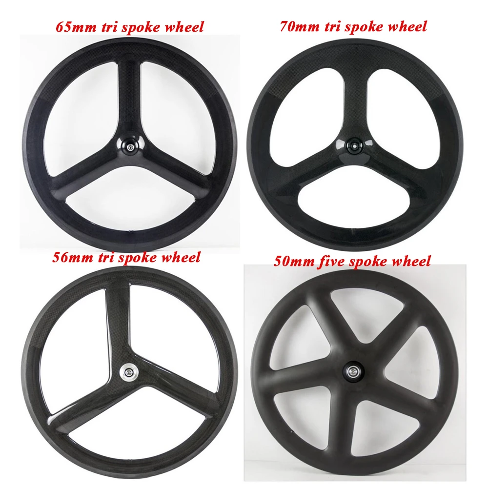 three spoke wheels bicycle