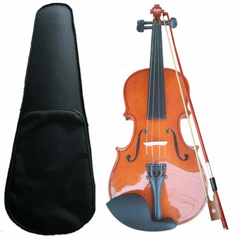 

Professional Acoustic Violin 4/4 Full Size Natural Acoustic Wood Violin Fiddle for Beginner Student Performer