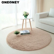 ONEONEY противоскользящие 80x80 см Гостиная ковер Кофе Таблица Спальня ковер круглый коралловые бархат ковер подвесные корзины йога Фитнес Pad