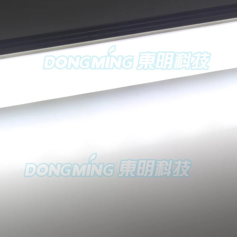 Perfil de Alumínio Conduziu a Luz do Bar 5050 com Láctea 6 Pcs u 50 cm 36 Leds Smd pc Cover 12 v 5a Levou Motorista 6 Pares Conector dc 15 led light aaa